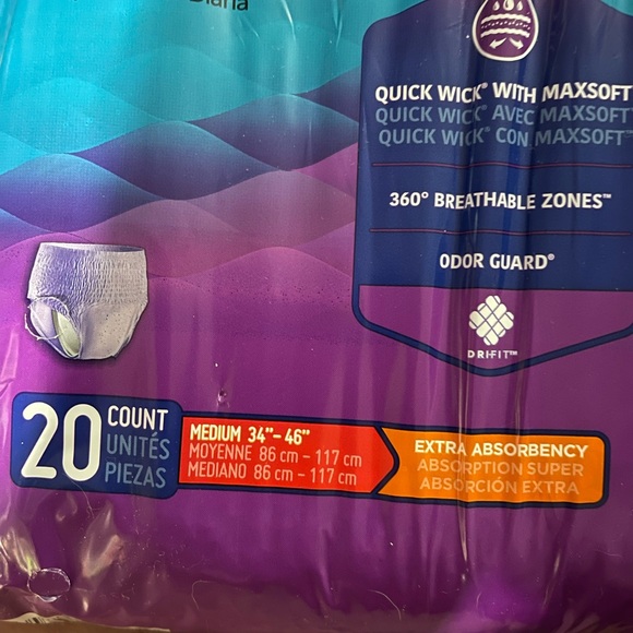 PREVAIL PERFECT FIT ADULT DIAPERS FOR late night, accidents and absorbency - Picture 2 of 3